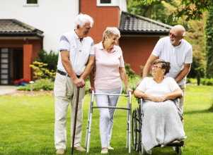 elder people outside